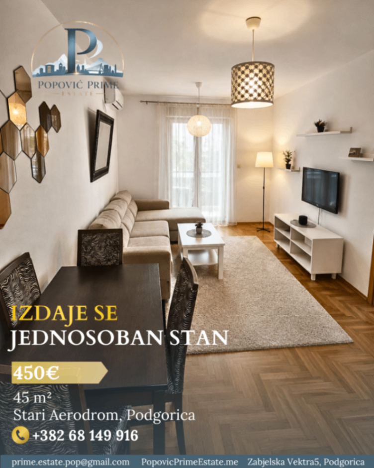 Kiralık - Daire Podgorica, Stari Aerodrom