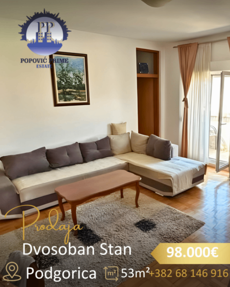 Sale - Apartment Podgorica, Masline
